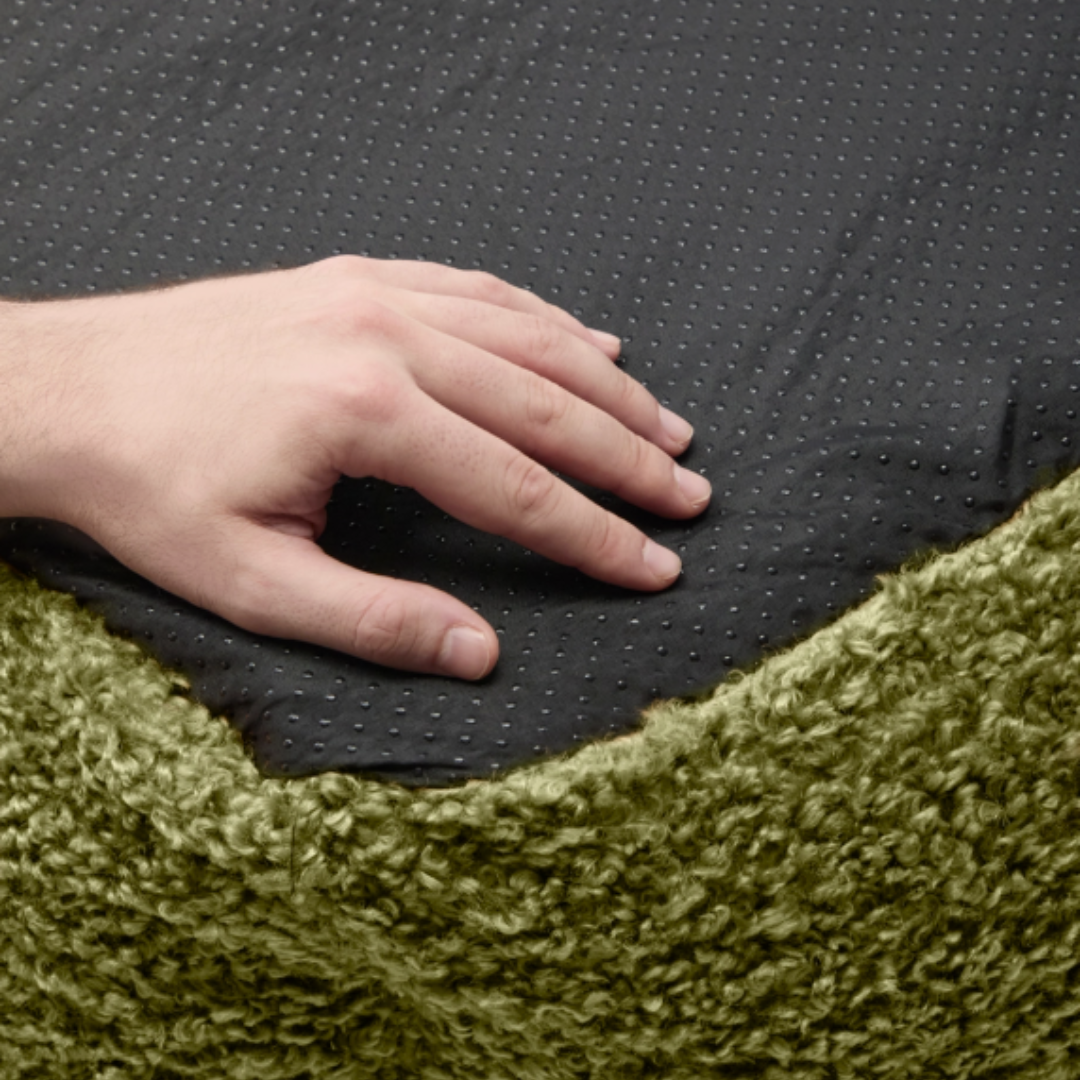 Snozy Sheep Dog Bed in Moss