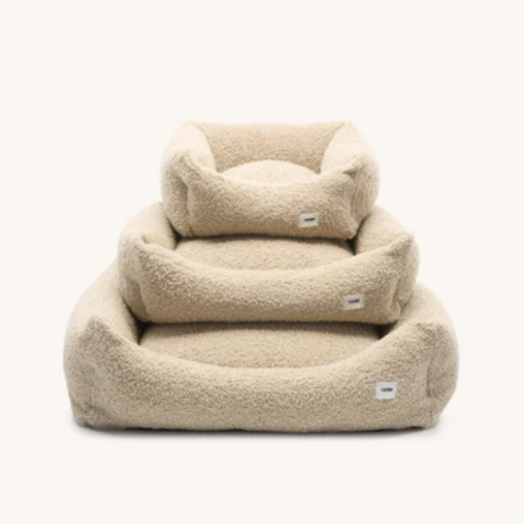 Snozy Sheep Dog Bed in Beige