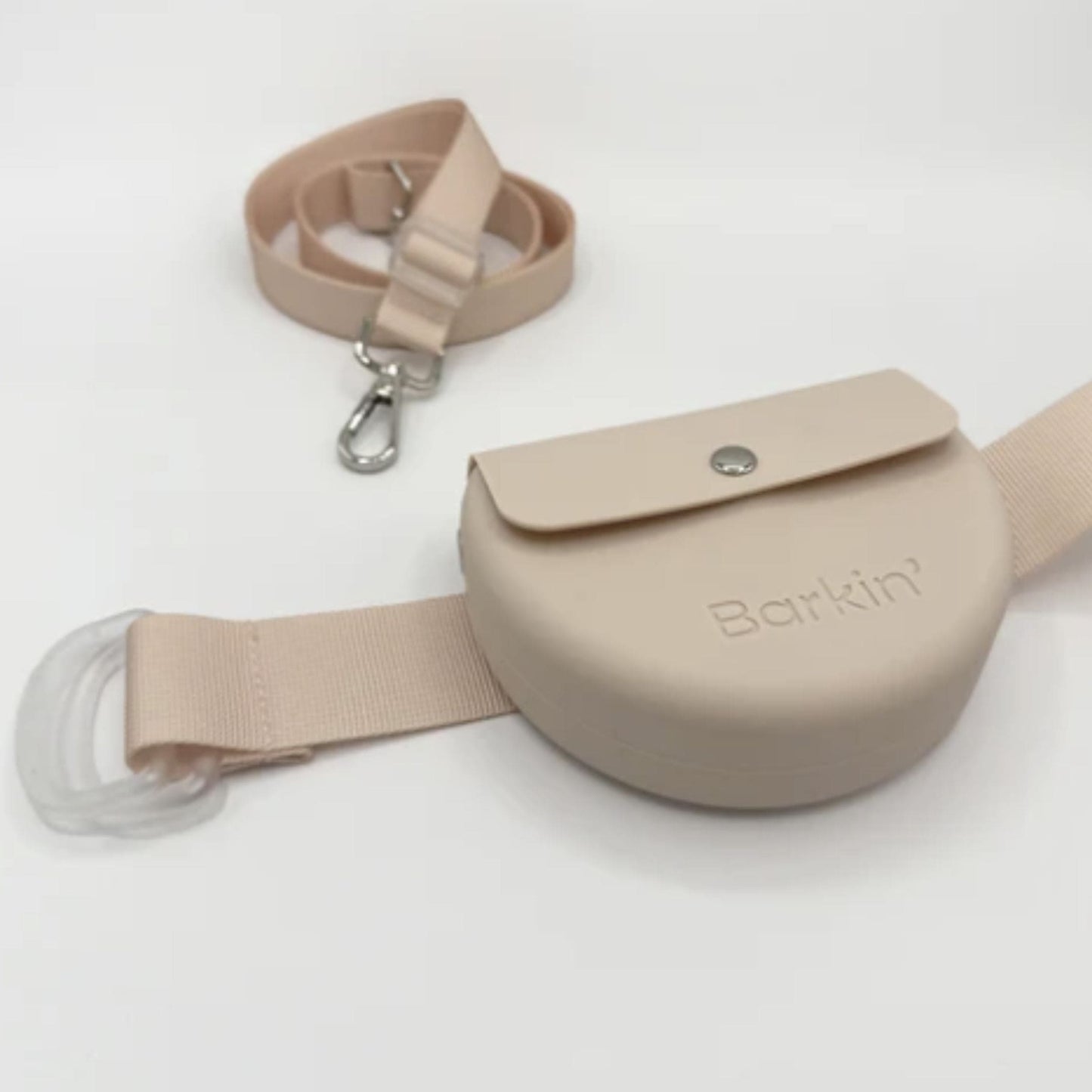 The Barkin' Treat Pouch in Cream