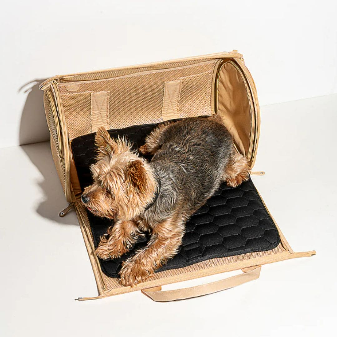 Travel Tsa Compliant Pet Dog Carrier in Tan