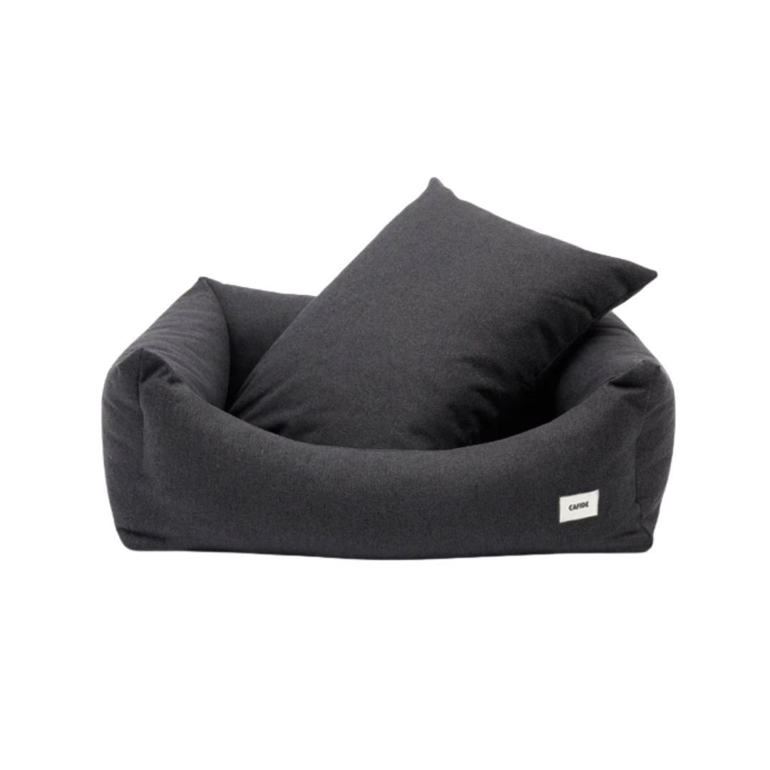 Snozy Anthracite Dog Bed in Noir