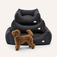 Snozy Anthracite Dog Bed in Noir