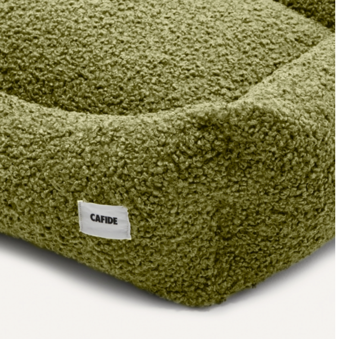 Snozy Sheep Dog Bed in Moss
