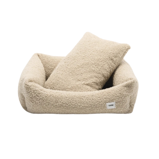Snozy Sheep Dog Bed in Beige