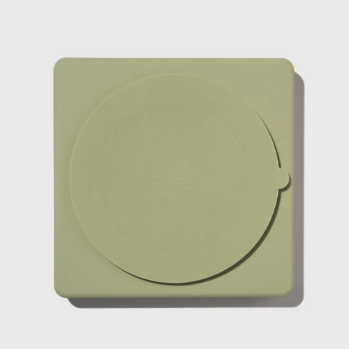 3-in-1 Fish Scale Slow Feeder Bowl | Olive