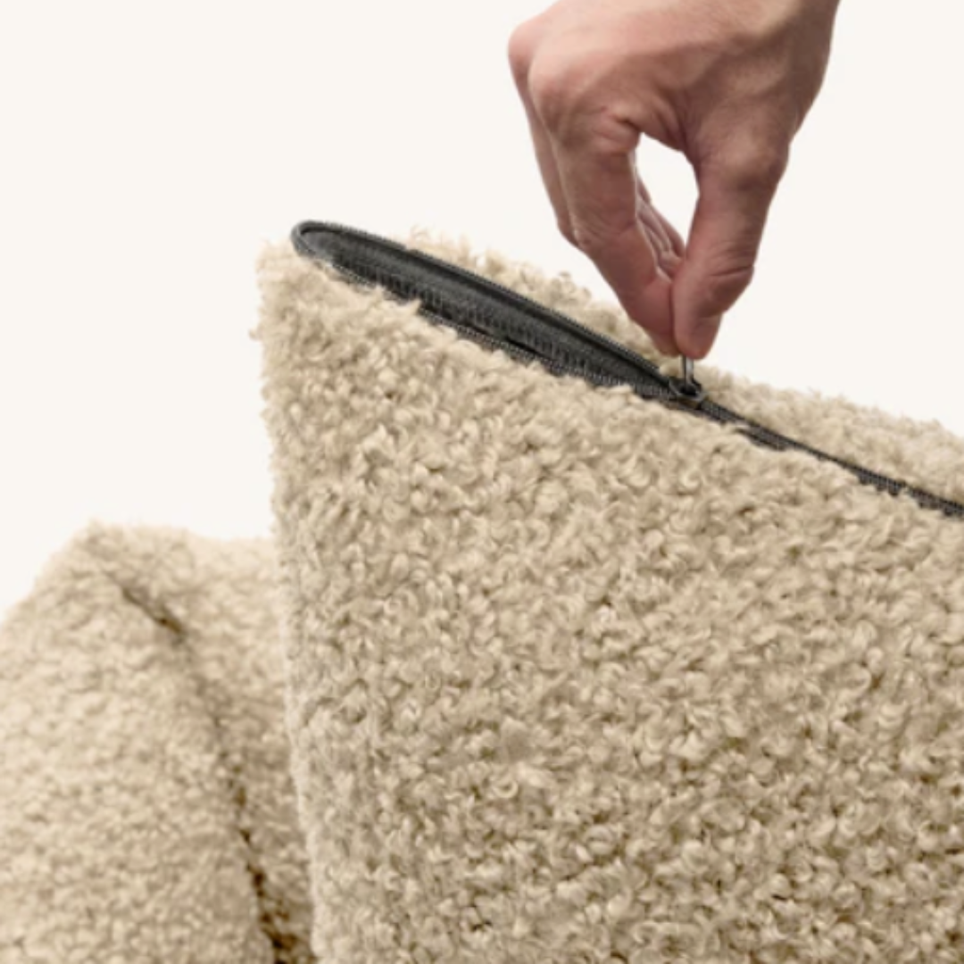 Snozy Sheep Dog Bed in Beige