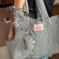 The Little Beast Mini Dog Carrier - Noir Checkerbox
