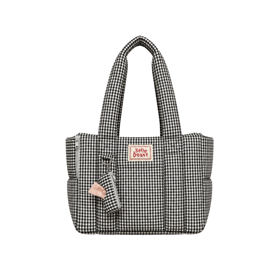The Little Beast Mini Dog Carrier - Noir Checkerbox