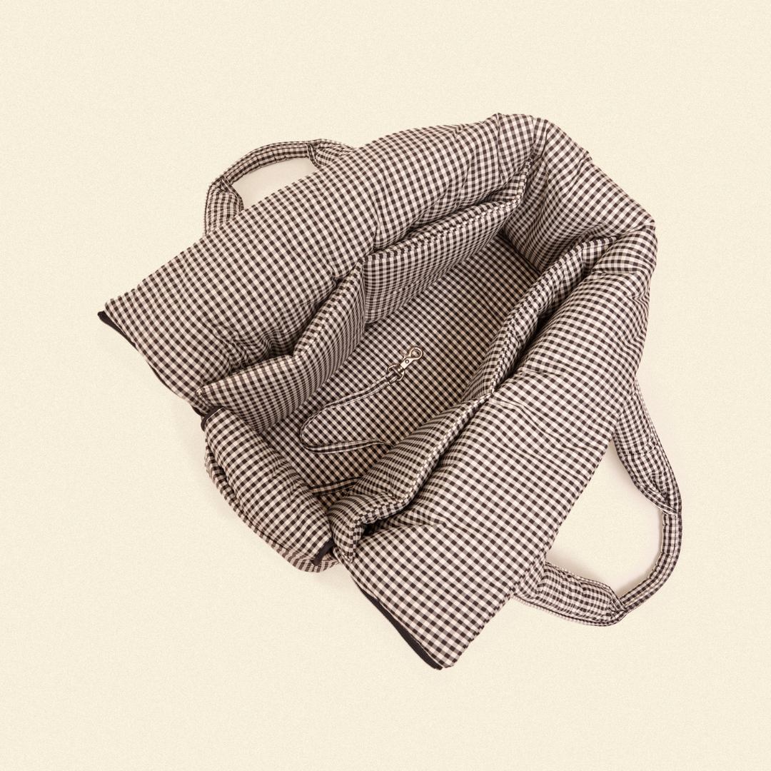 The Little Beast Mini Dog Carrier - Noir Checkerbox