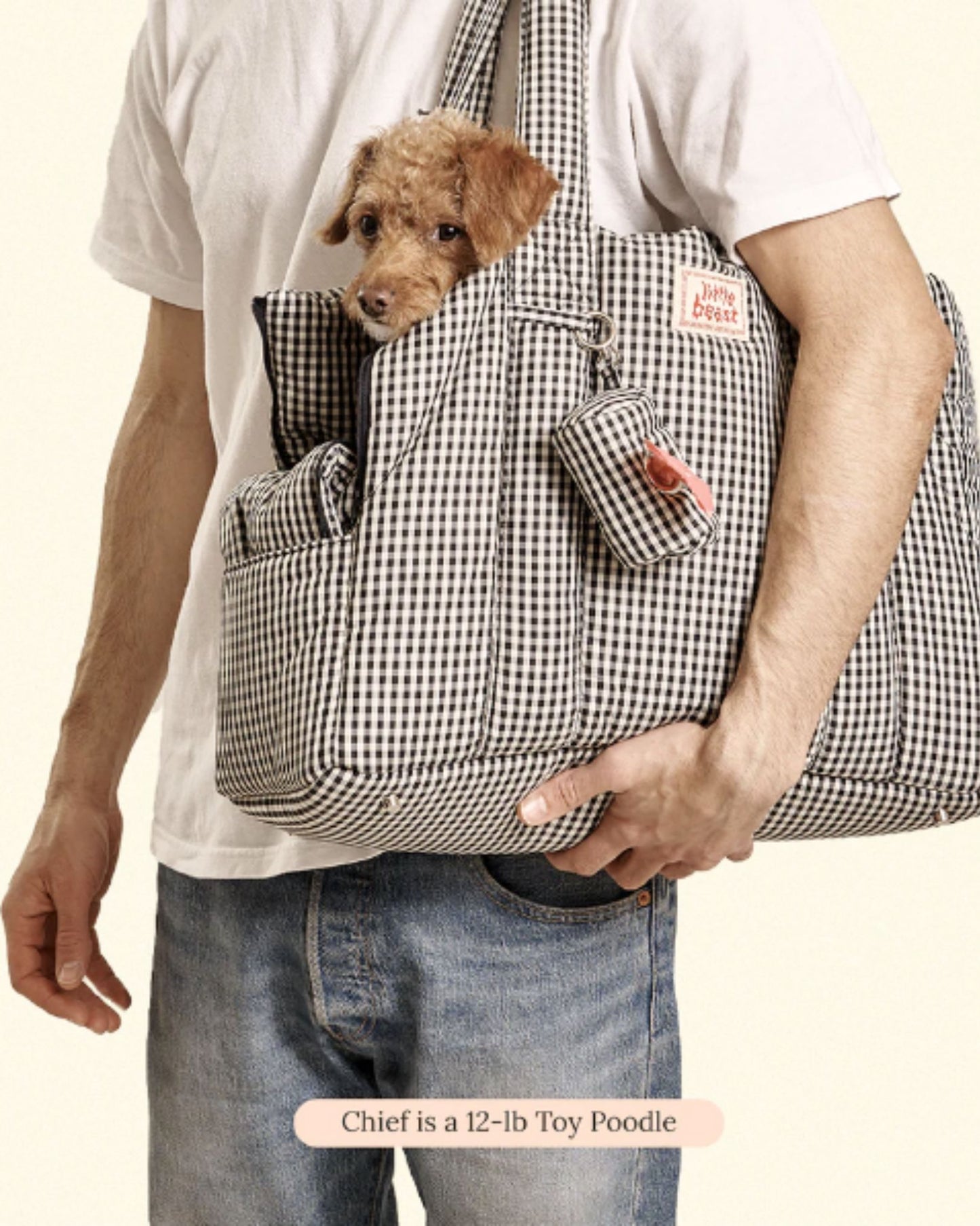 The Little Beast Dog Carrier Noir