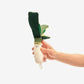 Green Onion Nosework Plush Dog Toy