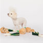 Green Onion Nosework Plush Dog Toy