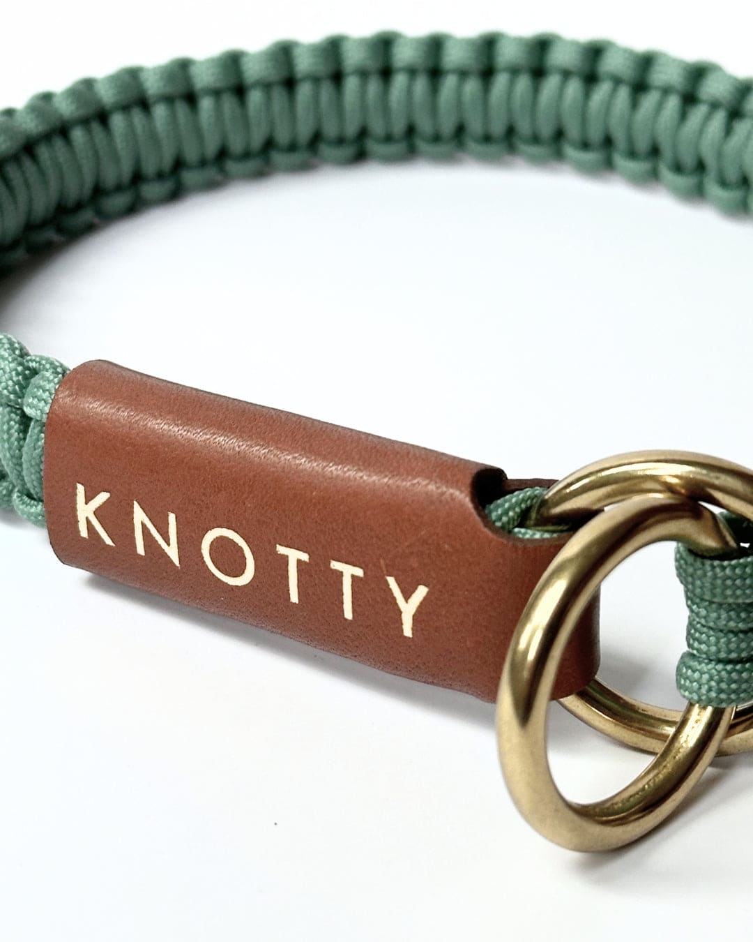 Slip Dog Collar in Mint