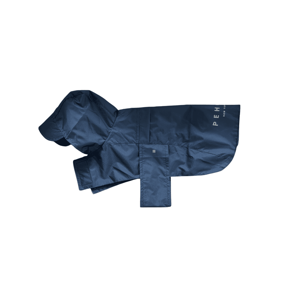 Capsule Dog Raincoat - Navy Blue