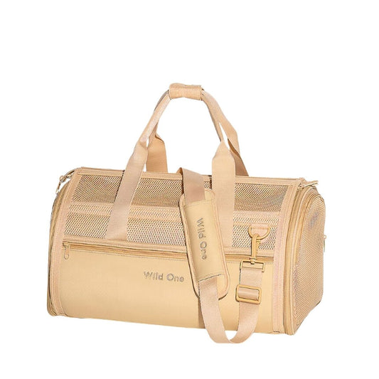 Travel Tsa Compliant Pet Dog Carrier in Tan