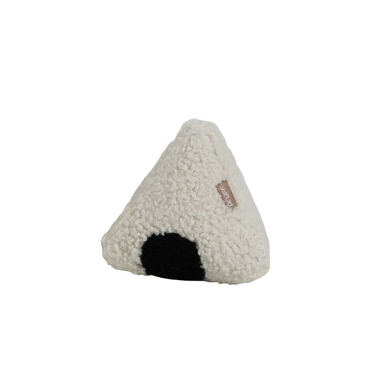 3D Spotted Triangle Plush Dog Toy - Onigiri