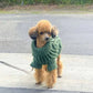 Fisherman Dog Sweater in Green