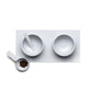 Mogo Dog Feeding Kit in Light Grey