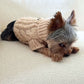 Fisherman Dog Sweater in Cream