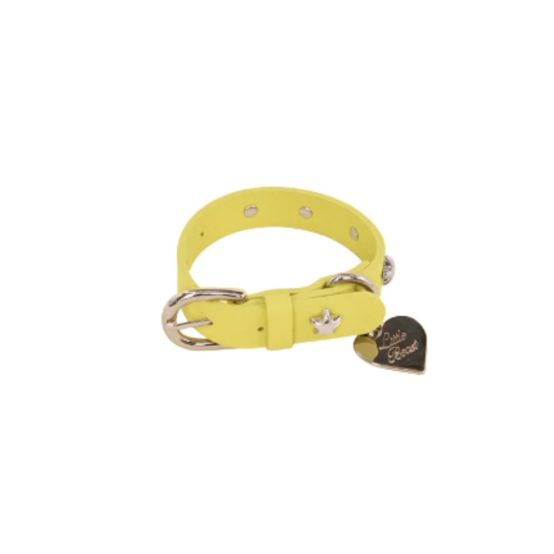 Buttercup Leather Dog Collar