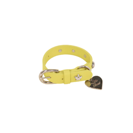 Buttercup Leather Dog Collar