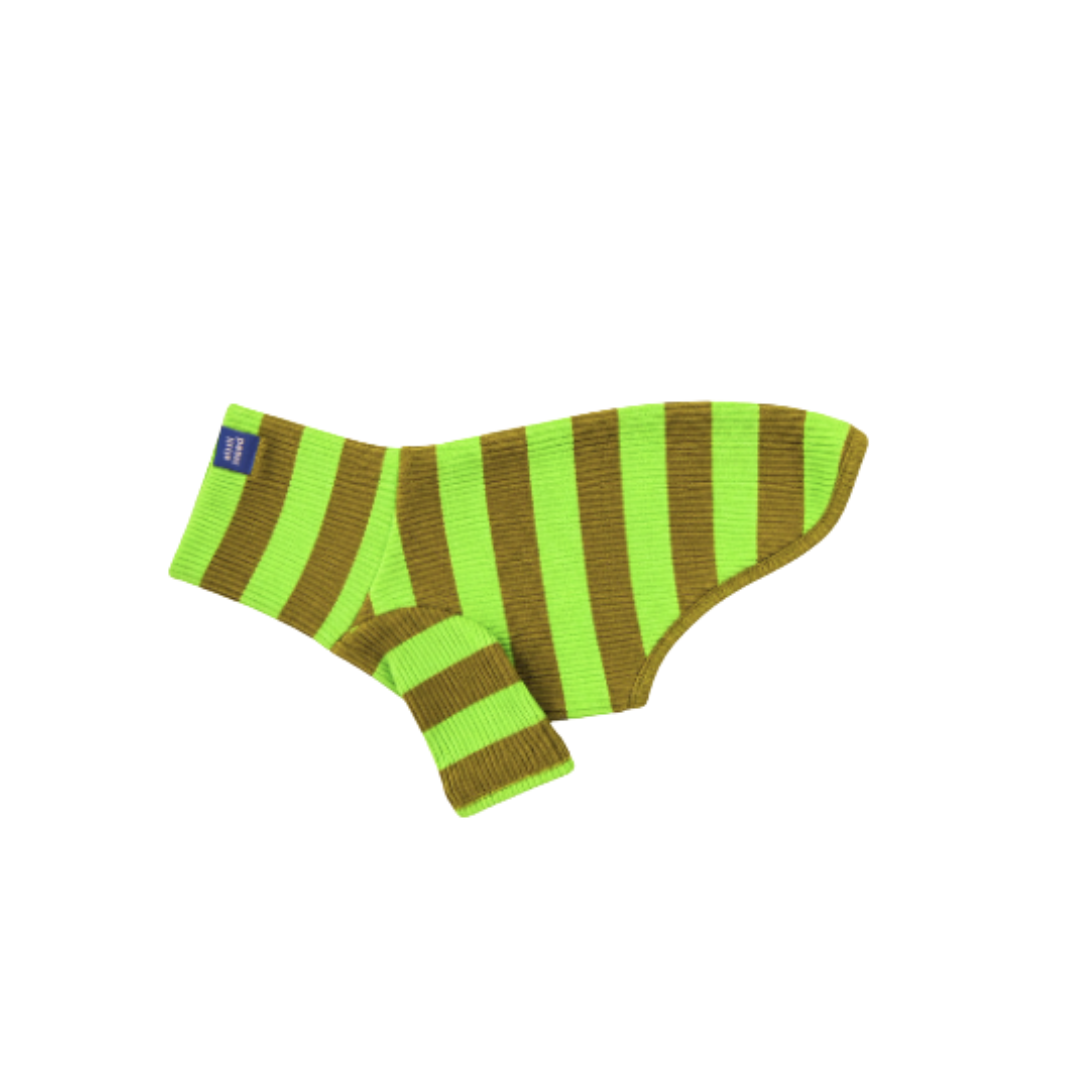 Fresh Grass Striped Sweatshirt